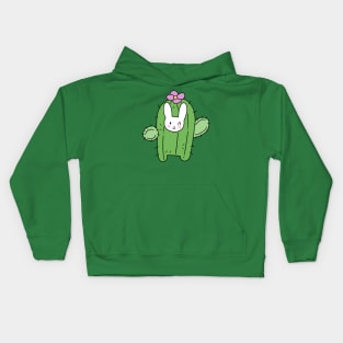 Happy Cactus Bunny Kids Hoodie